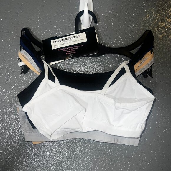 Simply Adorable Girls 5-Pack Bralettes Size Small – Neutral & Basic Colors - Picture 6 of 6